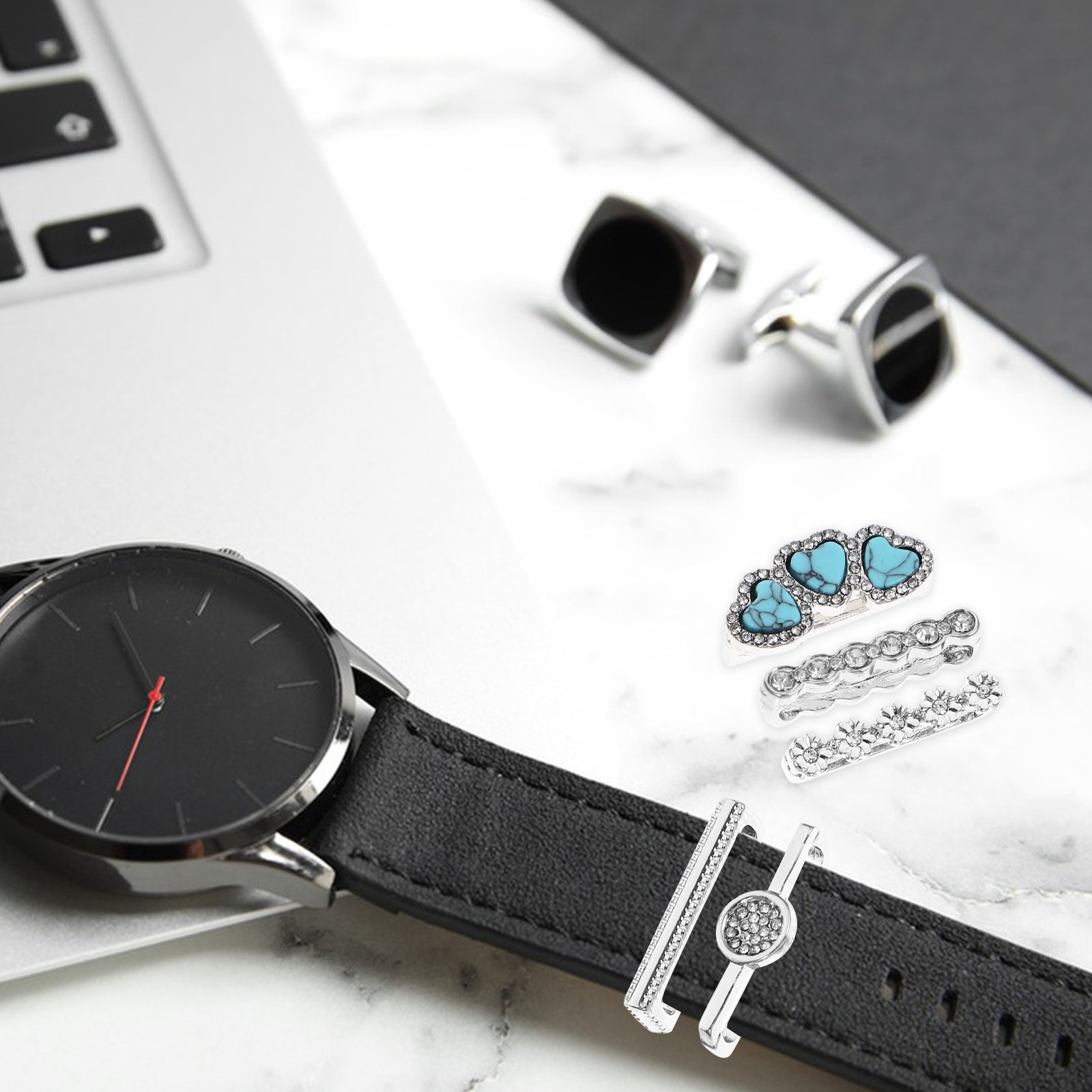 Smartwatch Straps & Accessories - Lot de 5 breloques en alliage