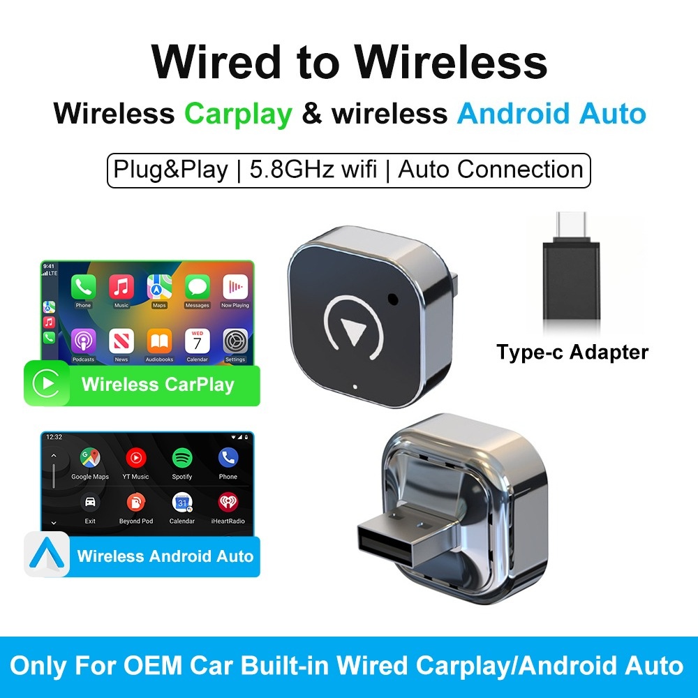 Smartwatch Universal - FLIXIVI 2026 Adaptateur CarPlay sans fil