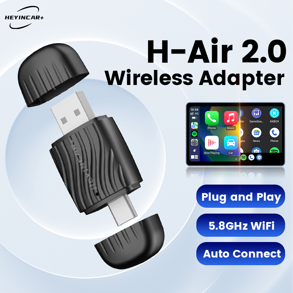 Smartwatch Universal - HEYINCAR Adaptateur sans fil 2 en