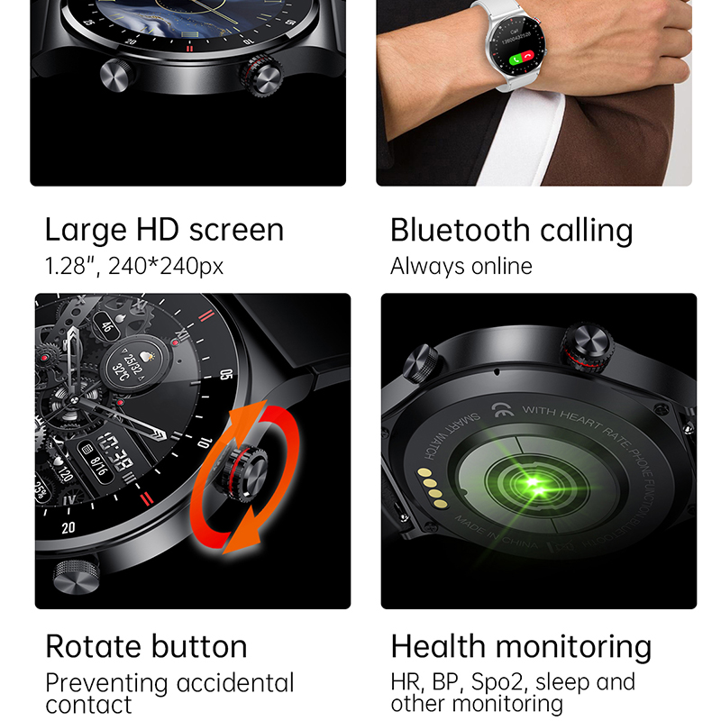 Montre connectée Bluetooth ave - Smartwatch Faces avis et prix
