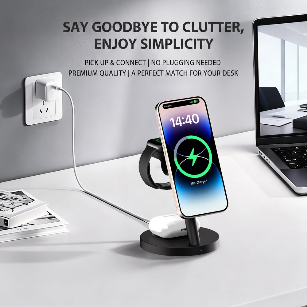 Station de charge sans fil rap - Wireless Charger Watch avis et prix