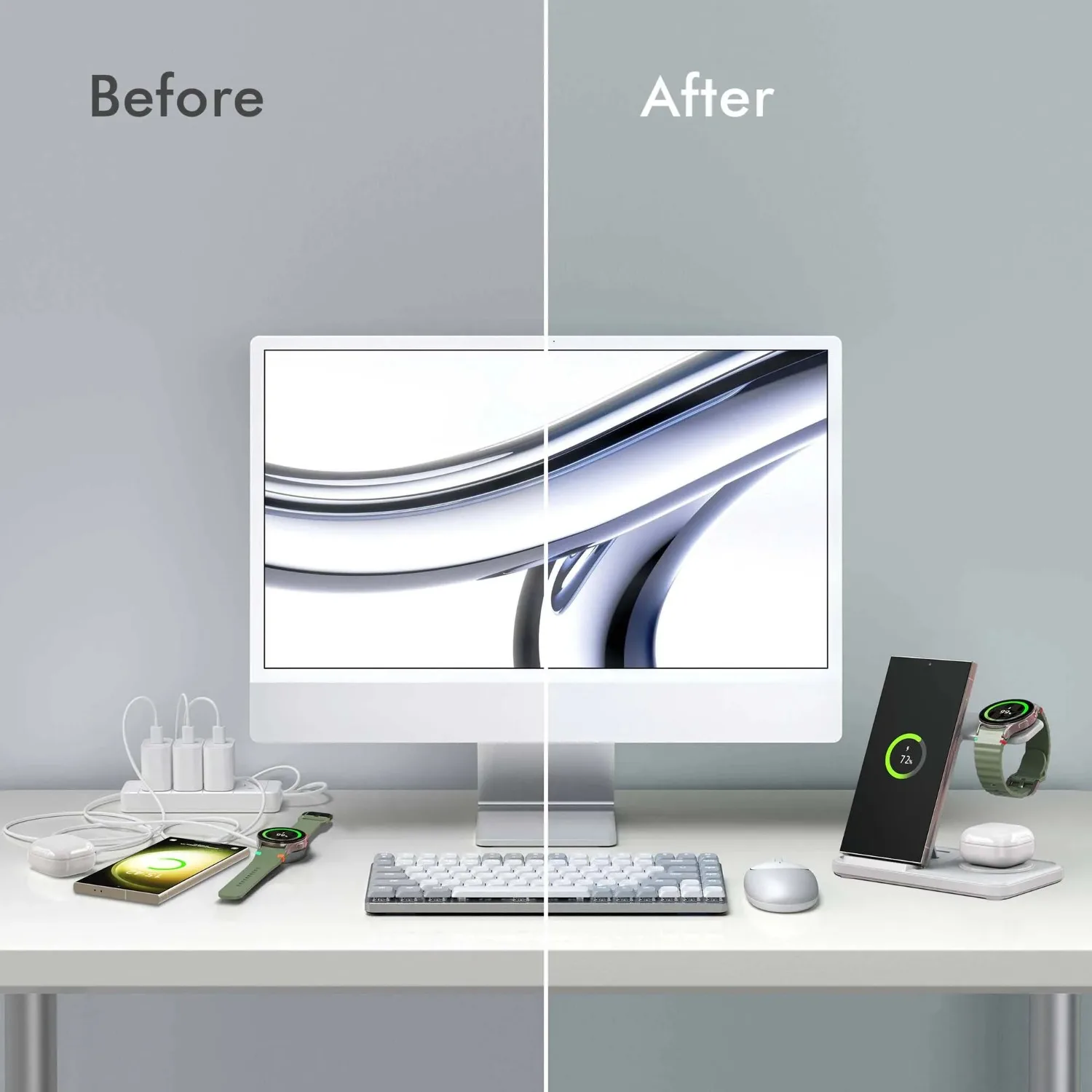 Station de chargeur sans fil 3 - Wireless Charger Watch avis et prix