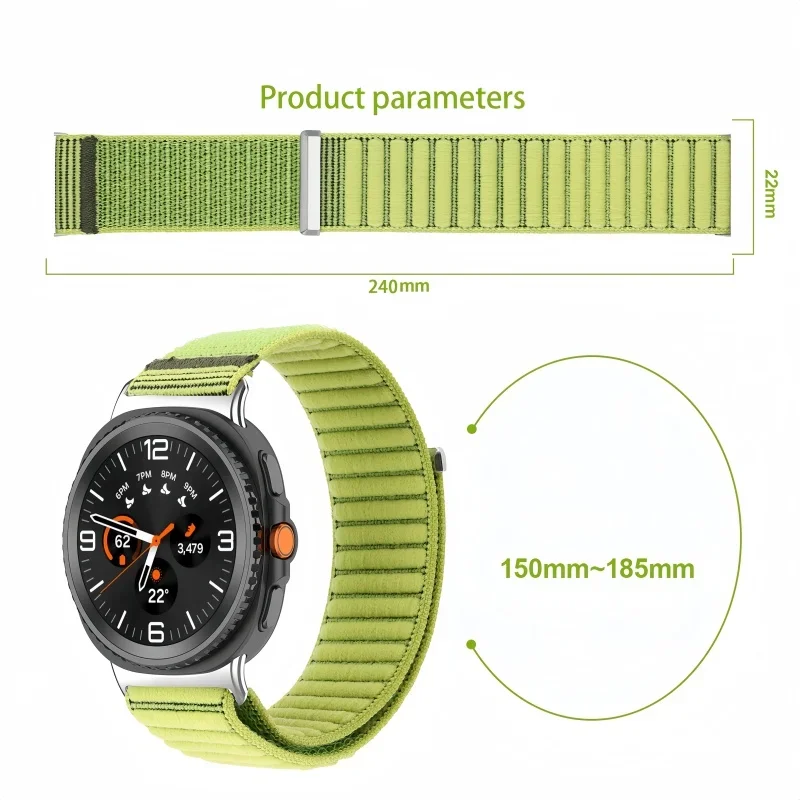 Bracelet en nylon respirant po - Samsung Smartwatch Ultra Accessories avis et prix