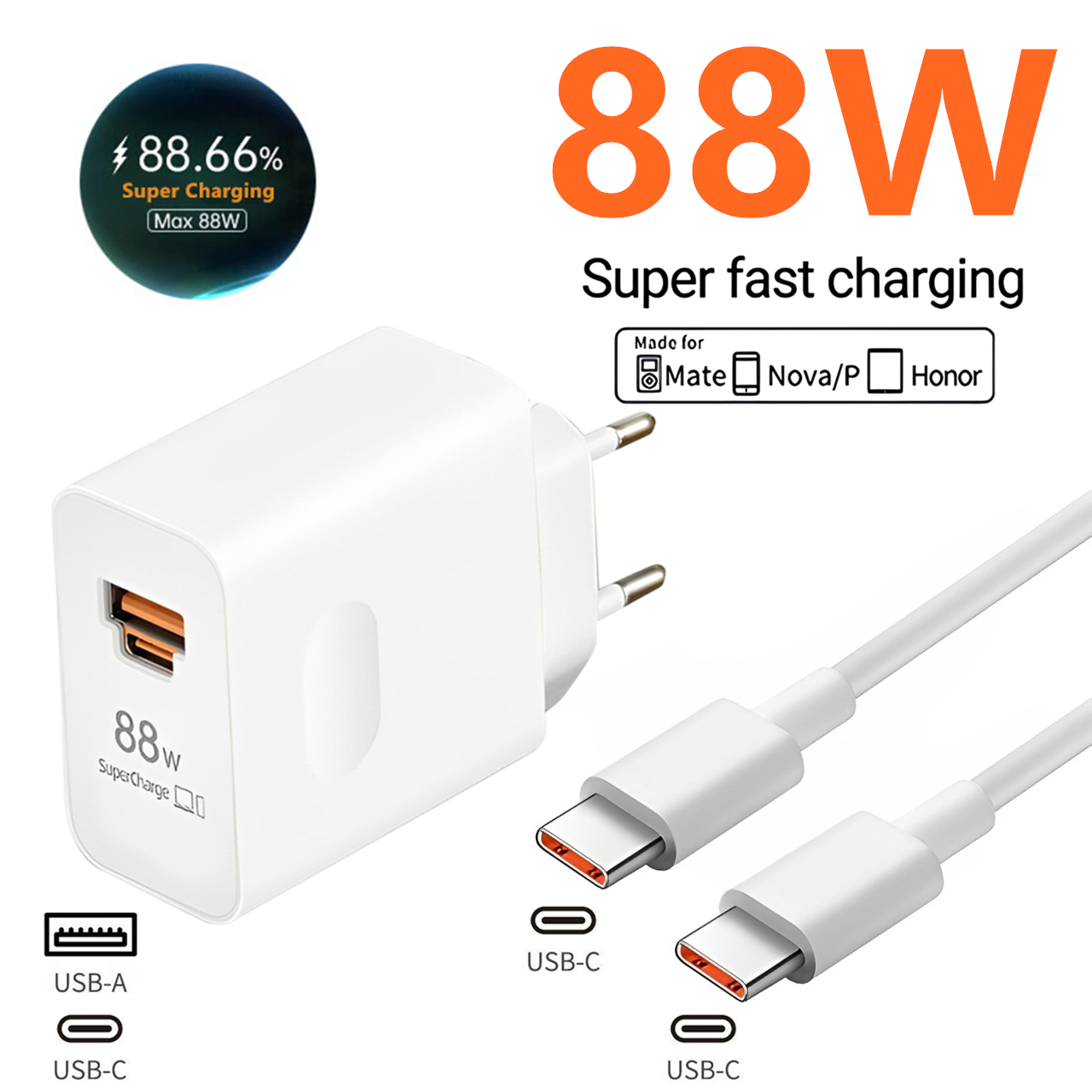 Chargeur Super rapide USB A +  - Huawei Nova 12 avis et prix